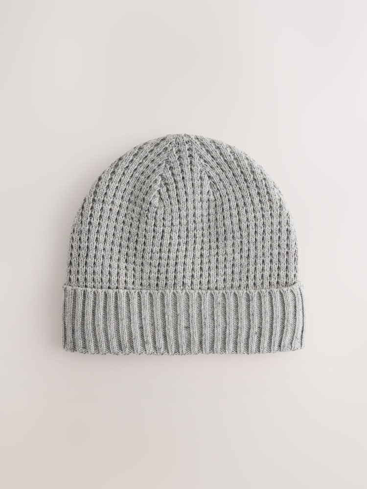 Grey Thinsulate Knitted Beanie Hat (1-16yrs) - Image 1 of 3 Grey Thinsulate Knitted Beanie Hat (1-16yrs) - Image 1 of 3