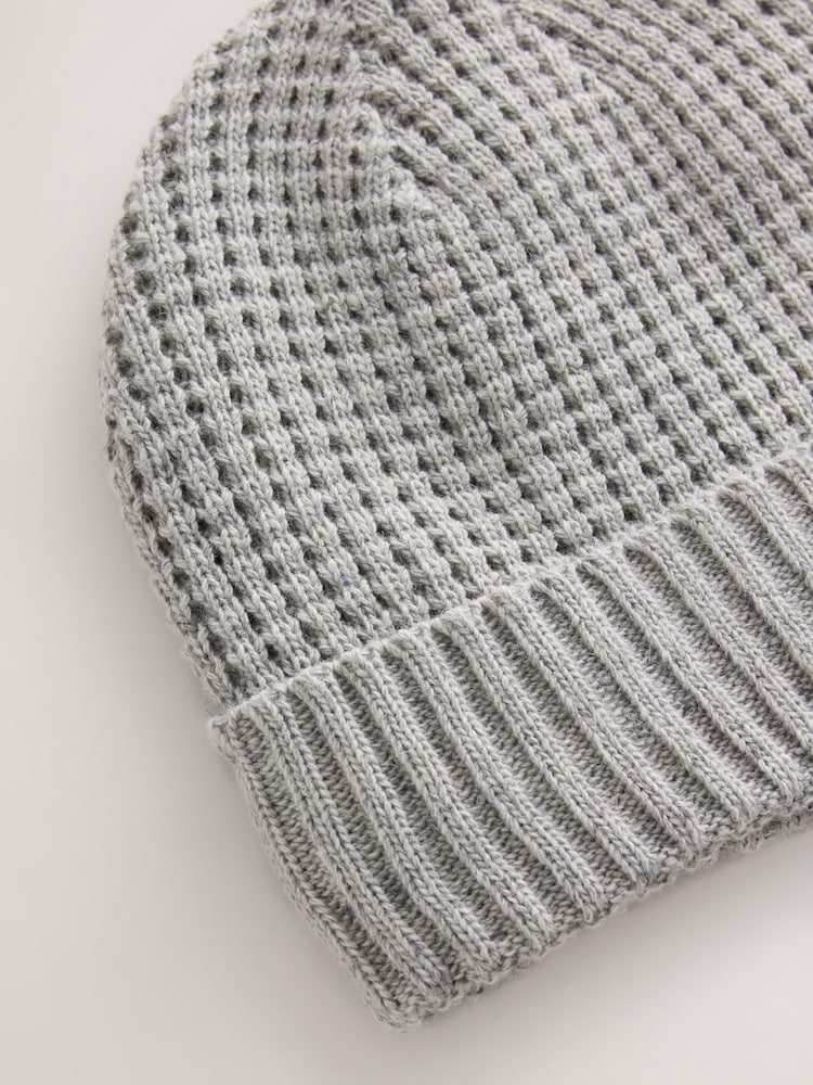 Grey Thinsulate Knitted Beanie Hat (1-16yrs) - Image 2 of 3 Grey Thinsulate Knitted Beanie Hat (1-16yrs) - Image 2 of 3