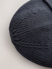 Navy Stag Stag Embroidered Knitted  Beanie Hat (1-16yrs) - Image 3 of 3