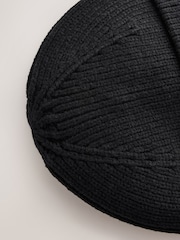 Black Stage Stag Embroidered Knitted  Beanie Hat (1-16yrs) - Image 3 of 3