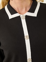 Roman Diamante Button Knit Jacket - Bild 6 von 6