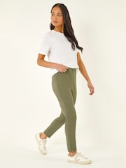 Roman Green Petite Bengaline Stretch Trousers - Image 1 of 5