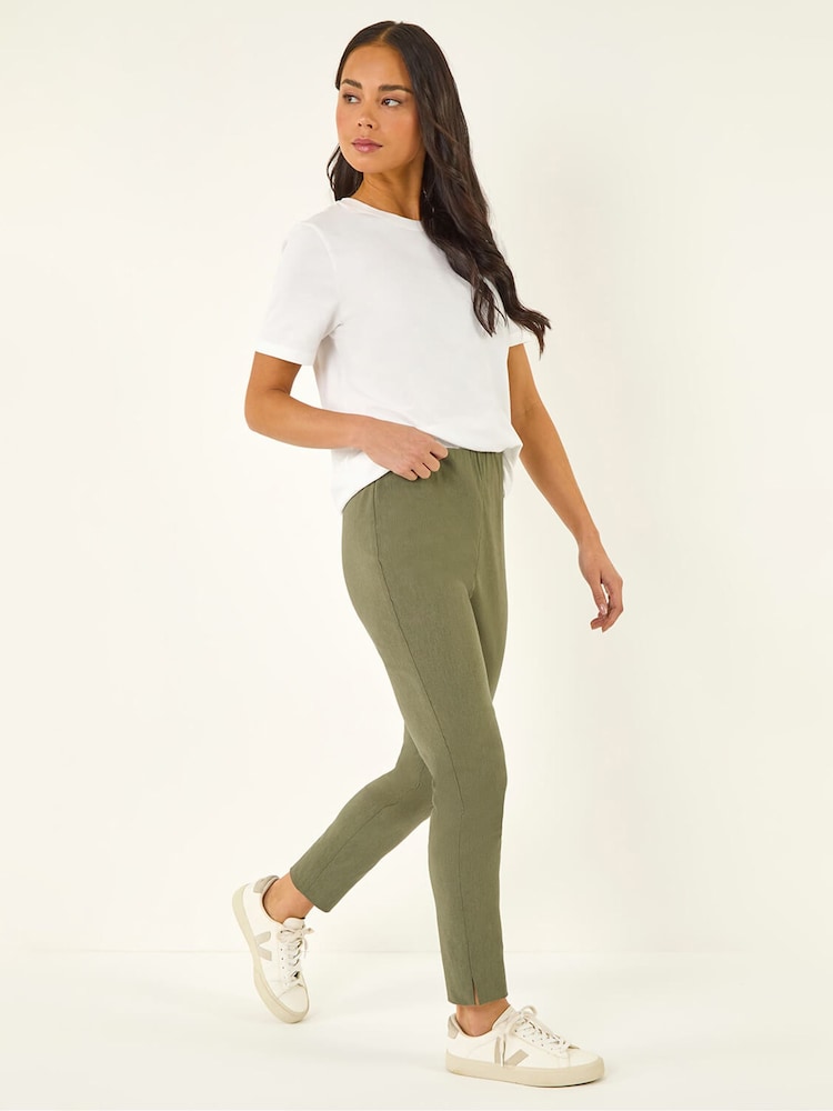 Roman Green Petite Bengaline Stretch Trousers - Image 1 of 5