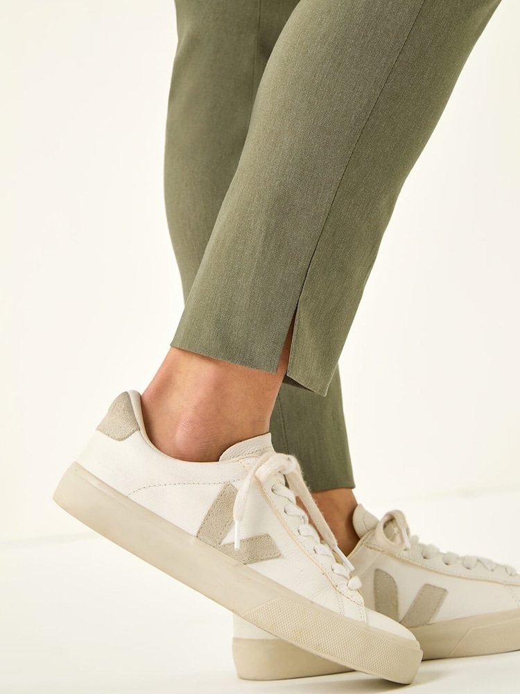 Roman Green Petite Bengaline Stretch Trousers - Image 5 of 5