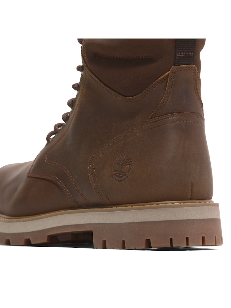 Timberland Brown RUST FULL GRAIN Britton Road Boots - Image 8 of 8 Timberland Brown RUST FULL GRAIN Britton Road Boots - Image 8 of 8