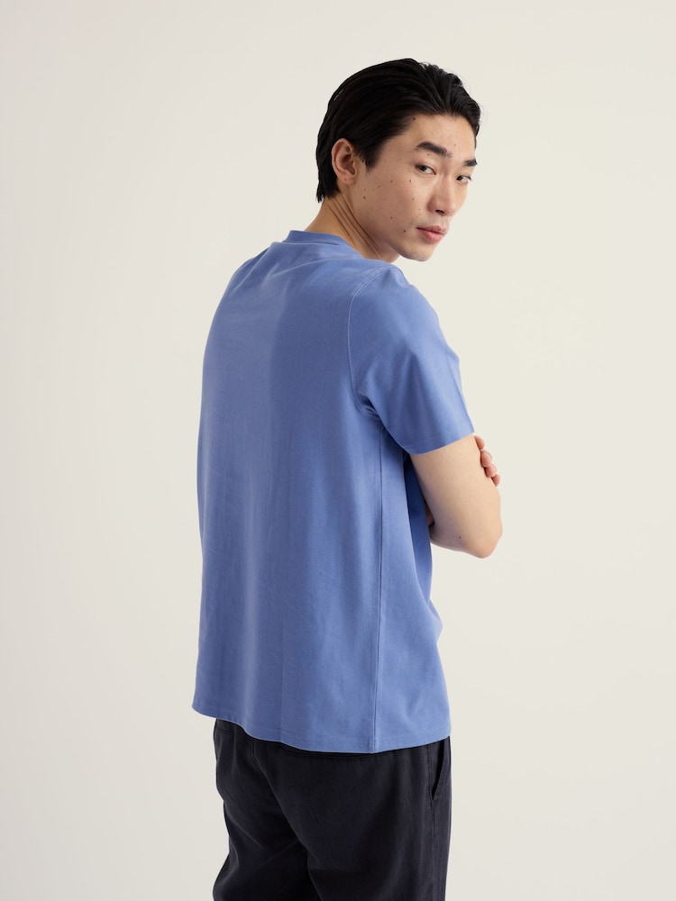 Seasalt Cornwall Blue Merthen T-Shirt - Image 2 of 5 Seasalt Cornwall Blue Merthen T-Shirt - Image 2 of 5