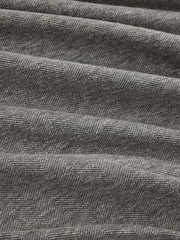 Καφετί - Herringbone Zip Neck Polo Shirt - Εικόνα 10 από 10