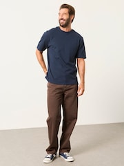 FatFace Alton Navy Short Sleeve T-Shirt - Image 4 of 6