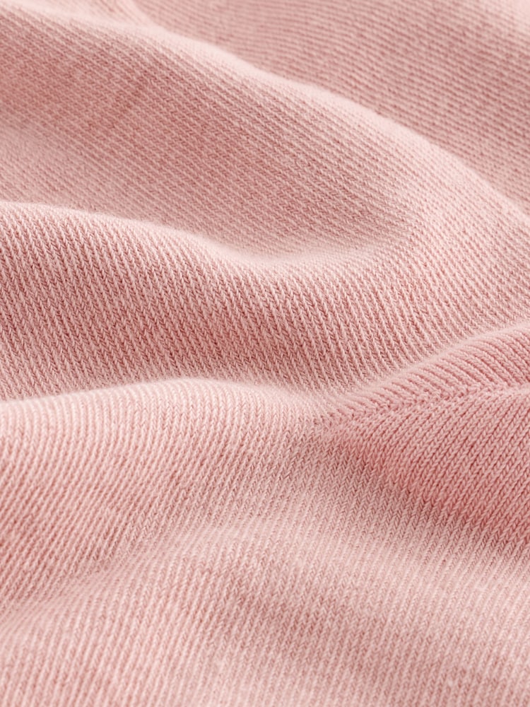 Pale Pink Cotton Rich Single Tights - Image 3 of 3 Pale Pink Cotton Rich Single Tights - Image 3 of 3
