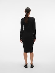 VERO MODA Black Maternity and Nursing Long Sleeve Dress - Image 2 of 5