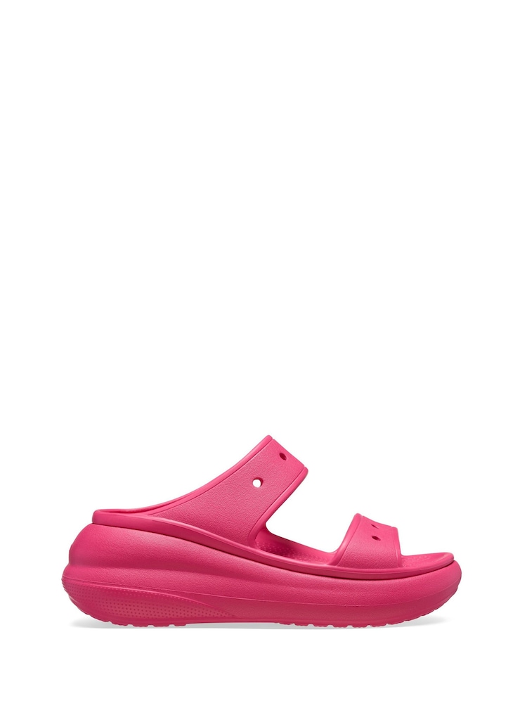 Crocs Pink Classic Crush Sandals - Image 1 of 4