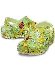 Crocs Yellow Toddler Classic Glow Monster Camo Clogs - Image 3 of 6