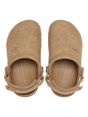 Crocs Kids Classic Crafted Suede Stitch Clogs - Imagem 3 de 6