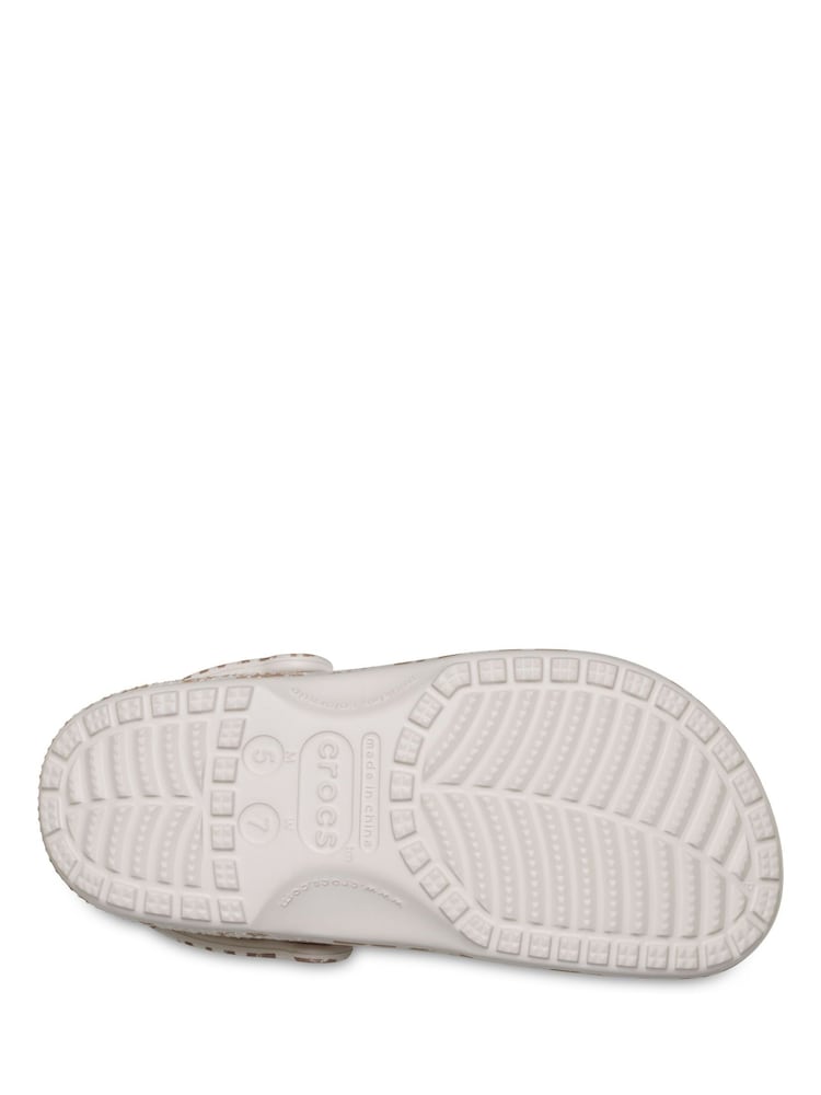 Crocs Brown Classic Leopard Print Clog - Image 6 of 6