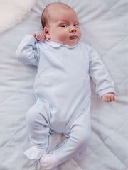 Emile Et Rose Lionel All-In-One with Collar Embroidered Bears & Hat - Image 1 of 6