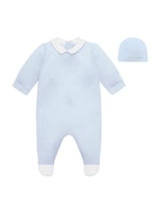 Emile Et Rose Lionel All-In-One with Collar Embroidered Bears & Hat - Image 2 of 6