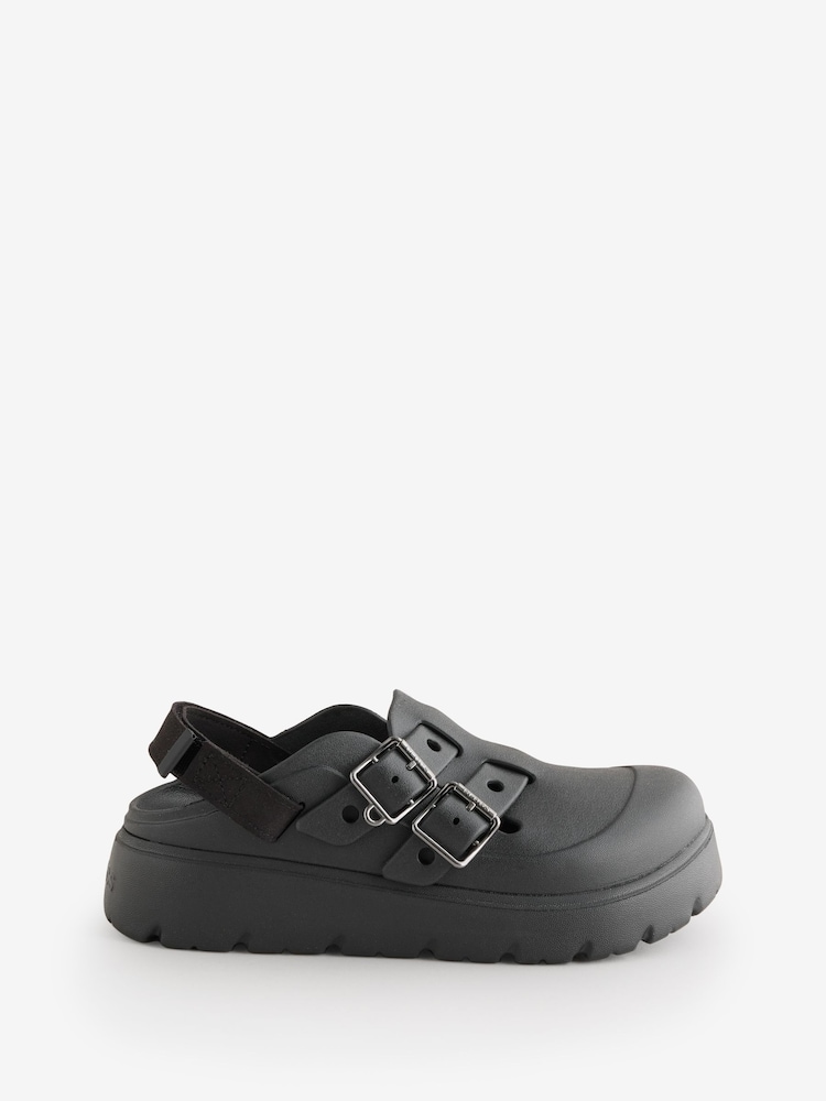Crocs Black Loaferette Clogs Shoes - Image 1 of 1 Crocs Black Loaferette Clogs Shoes - Image 1 of 1