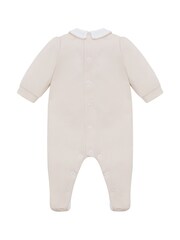 Emile Et Rose Natural Lenny Twin Pack All-In-One in Stone & White With Nursery Embroidery - Image 4 of 8