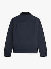 Fred Perry Blue Nylon Caban Jacket - Image 6 of 6