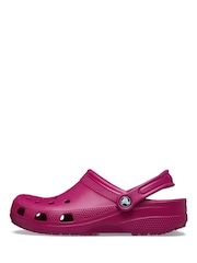 Crocs Pink Adult Classic Clogs - Image 2 of 7