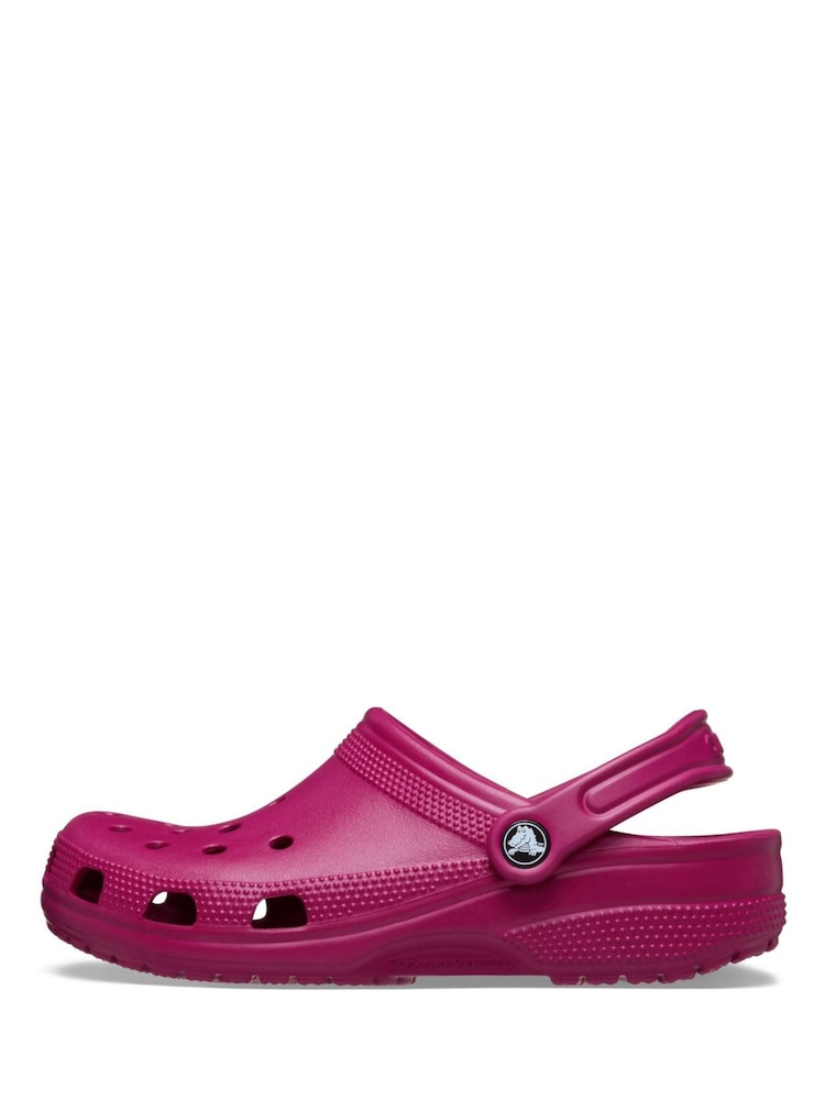 Crocs Pink Adult Classic Clogs - Image 2 of 7 Crocs Pink Adult Classic Clogs - Image 2 of 7