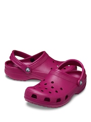 Crocs Pink Adult Classic Clogs - Image 4 of 7