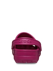 Crocs Pink Adult Classic Clogs - Image 5 of 7