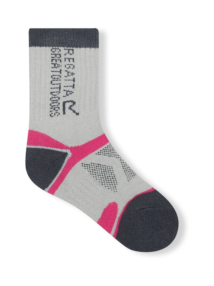 Regatta Grey Kid Blister Protect II Socks - Image 1 of 3
