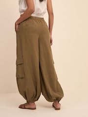 Nobodys Child Green Harrison Utility Ballon Trousers - Image 4 of 5