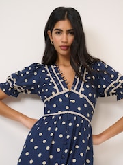 Nobodys Child Saffy Midi Dress - תמונה 4 מתוך 5