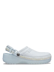 Crocs Blue Classic Stitch Clogs - Image 1 of 6
