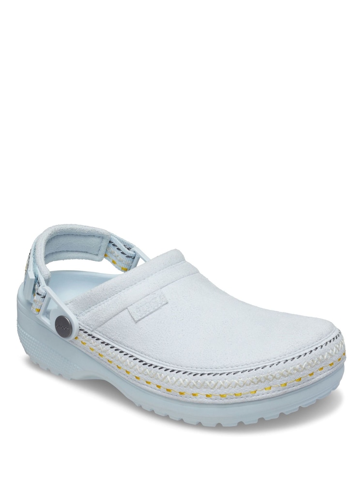 Crocs Blue Classic Stitch Clogs - Image 2 of 6