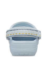 Crocs Blue Classic Stitch Clogs - Image 3 of 6