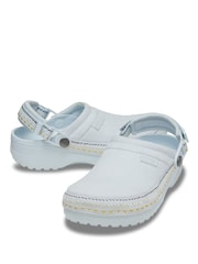 Crocs Blue Classic Stitch Clogs - Image 4 of 6