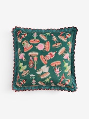 Cath Kidston Green Christmas Nutcracker Cushion - Image 6 of 6
