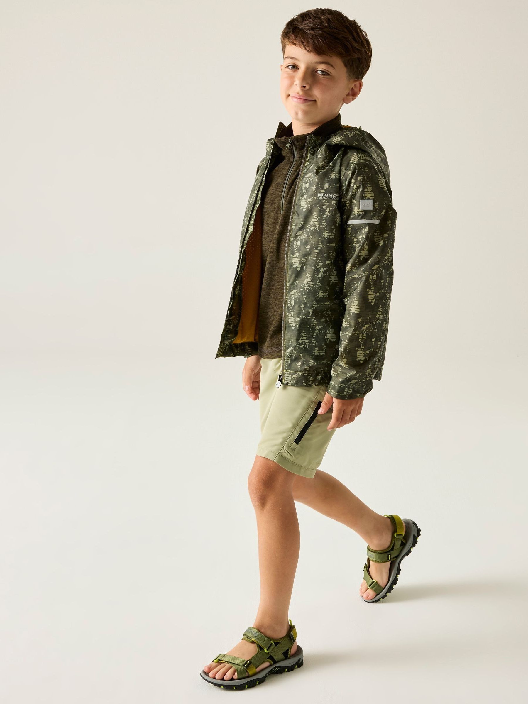Regatta Kids Kids Printed Lever Ii Waterproof Isolite Jacket - Lisaglincamo - 13 Years - Image 7