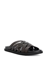 Dune London Brown Iddris Smart Sandals - Image 2 of 5