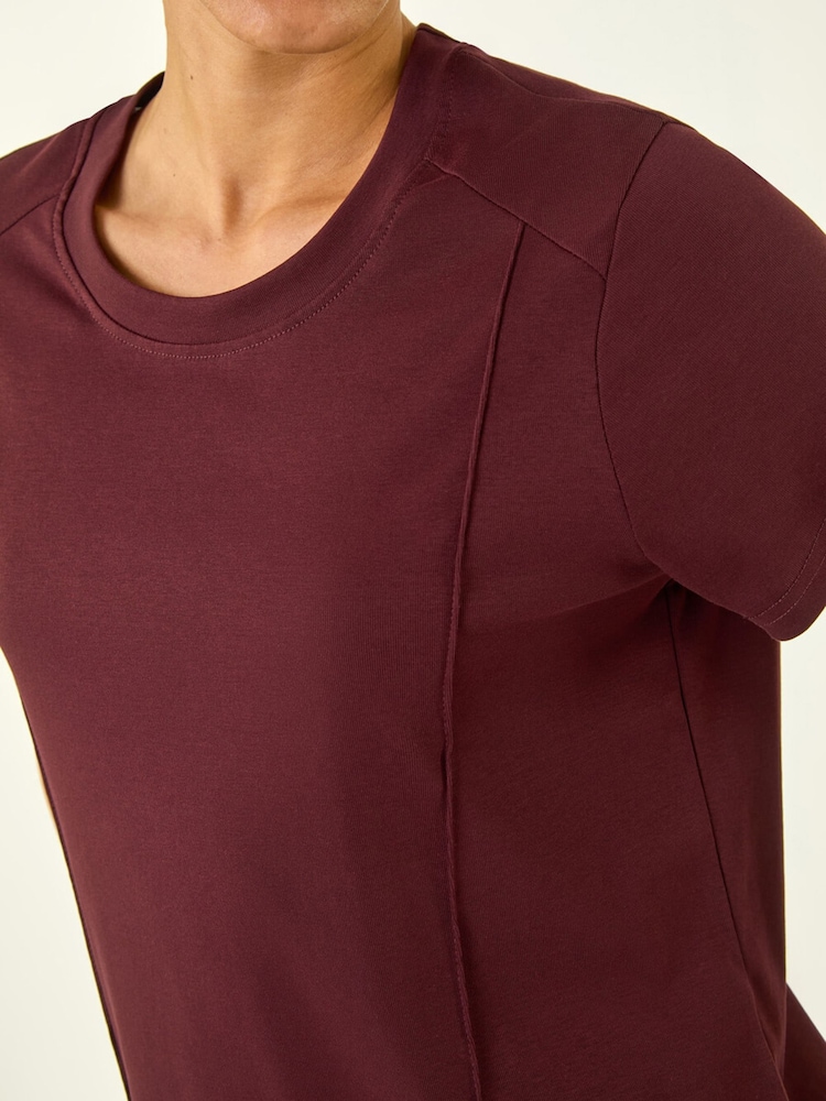 Rot - Roman Premium-Stretch T-Shirt - Bild 6 von 6