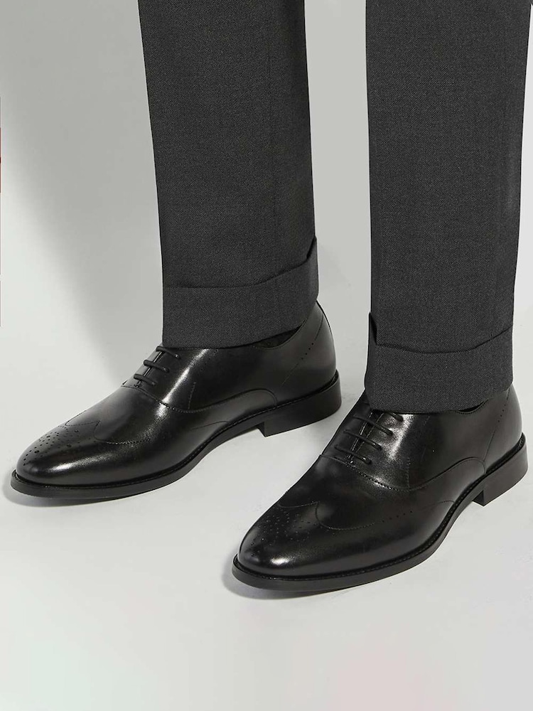 Dune London Black Shaay Brogues - Image 6 of 6