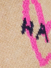 Marrone - River Island Graphic Detail Cardigan - Immagine 6 di 6