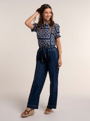 Brakeburn Blue Marine Blouse - Image 4 of 6