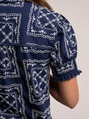 Brakeburn Blue Marine Blouse - Image 5 of 6