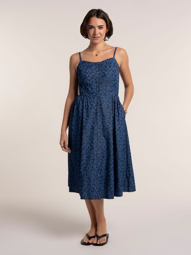 Brakeburn Blue Mari Dress - Image 6 of 6 Brakeburn Blue Mari Dress - Image 6 of 6
