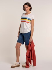 Brakeburn White Shore T-Shirt - Image 4 of 6