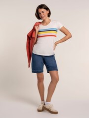 Brakeburn White Shore T-Shirt - Image 6 of 6