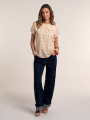 Brakeburn Cream Luna Blouse - Image 1 of 6