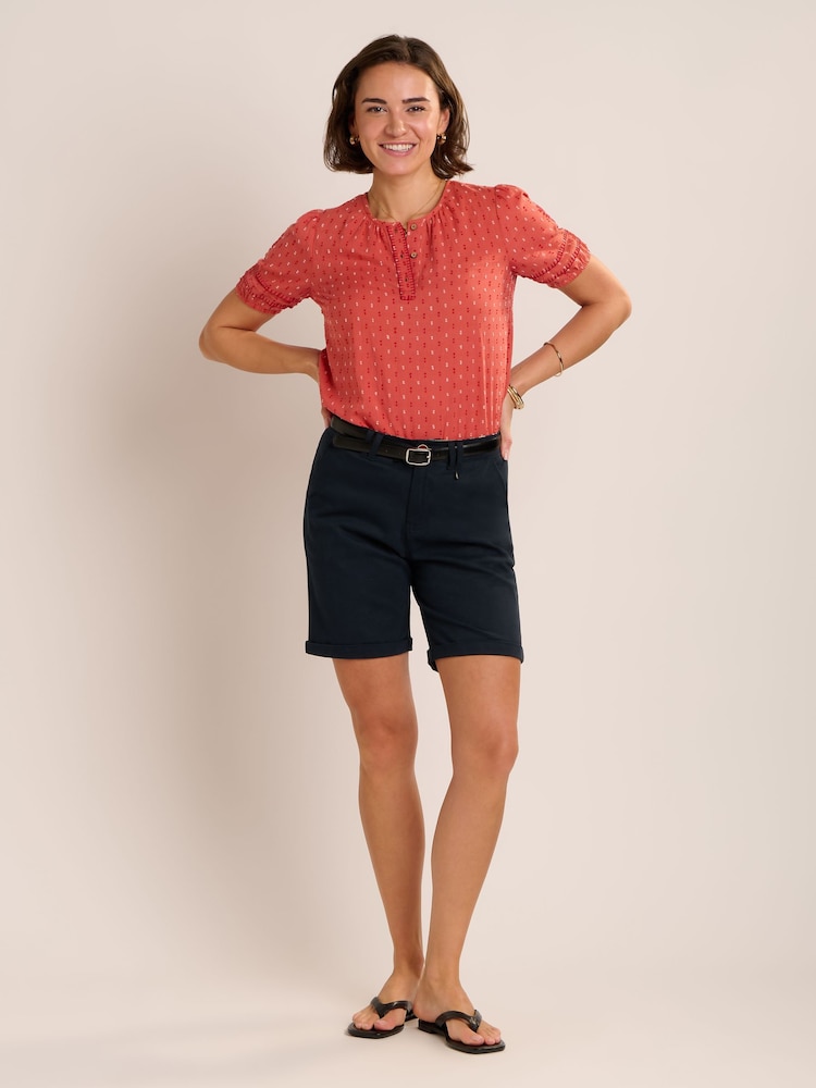 Brakeburn Brown Shingle Blouse - Image 2 of 6 Brakeburn Brown Shingle Blouse - Image 2 of 6