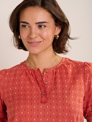 Brakeburn Brown Shingle Blouse - Image 4 of 6