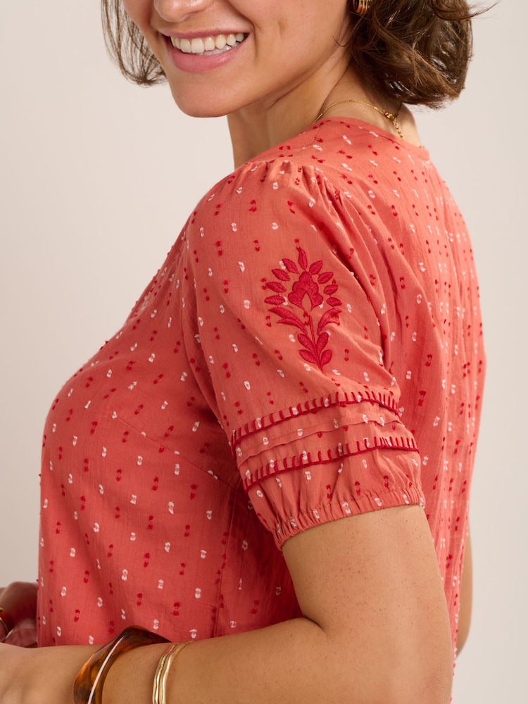 Brakeburn Brown Shingle Blouse - Image 6 of 6 Brakeburn Brown Shingle Blouse - Image 6 of 6