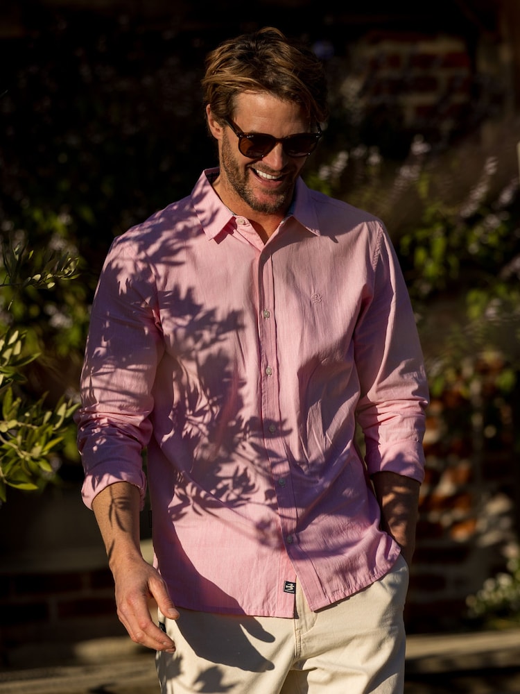 Brakeburn Pink Tamerton Shirt - Image 1 of 6 Brakeburn Pink Tamerton Shirt - Image 1 of 6